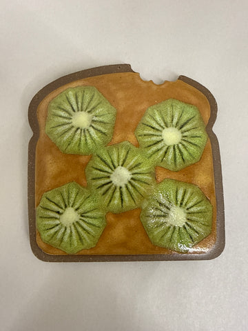 Kiwi on Peanut Butter