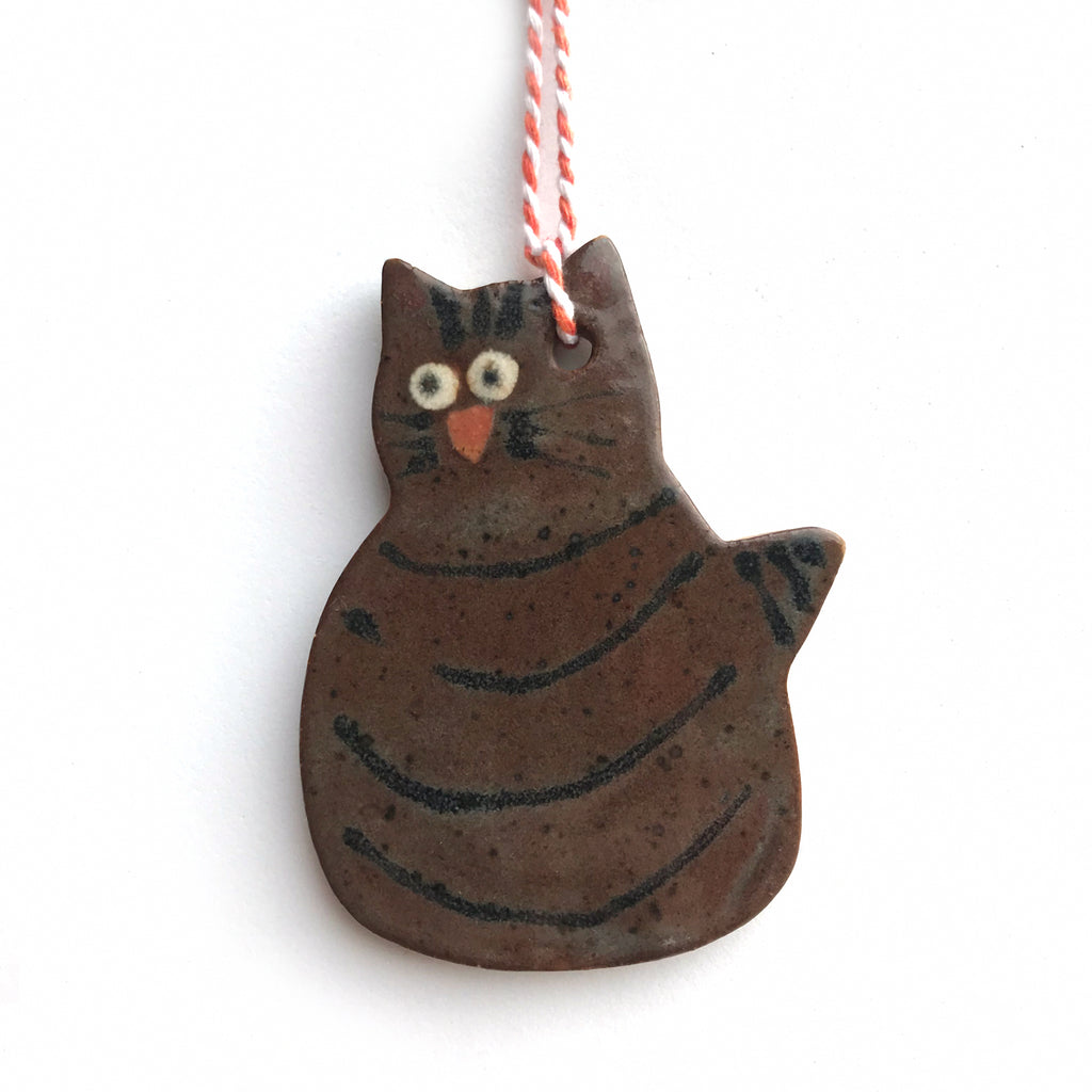 Brown with Black Stripes Cat