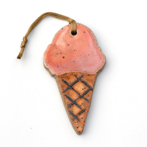Ice Cream Cone - Strawberry