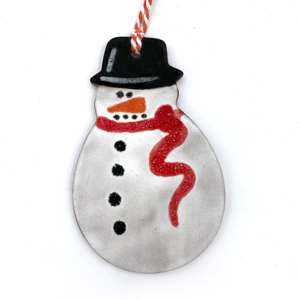 Jolly Snowman Red Scarf